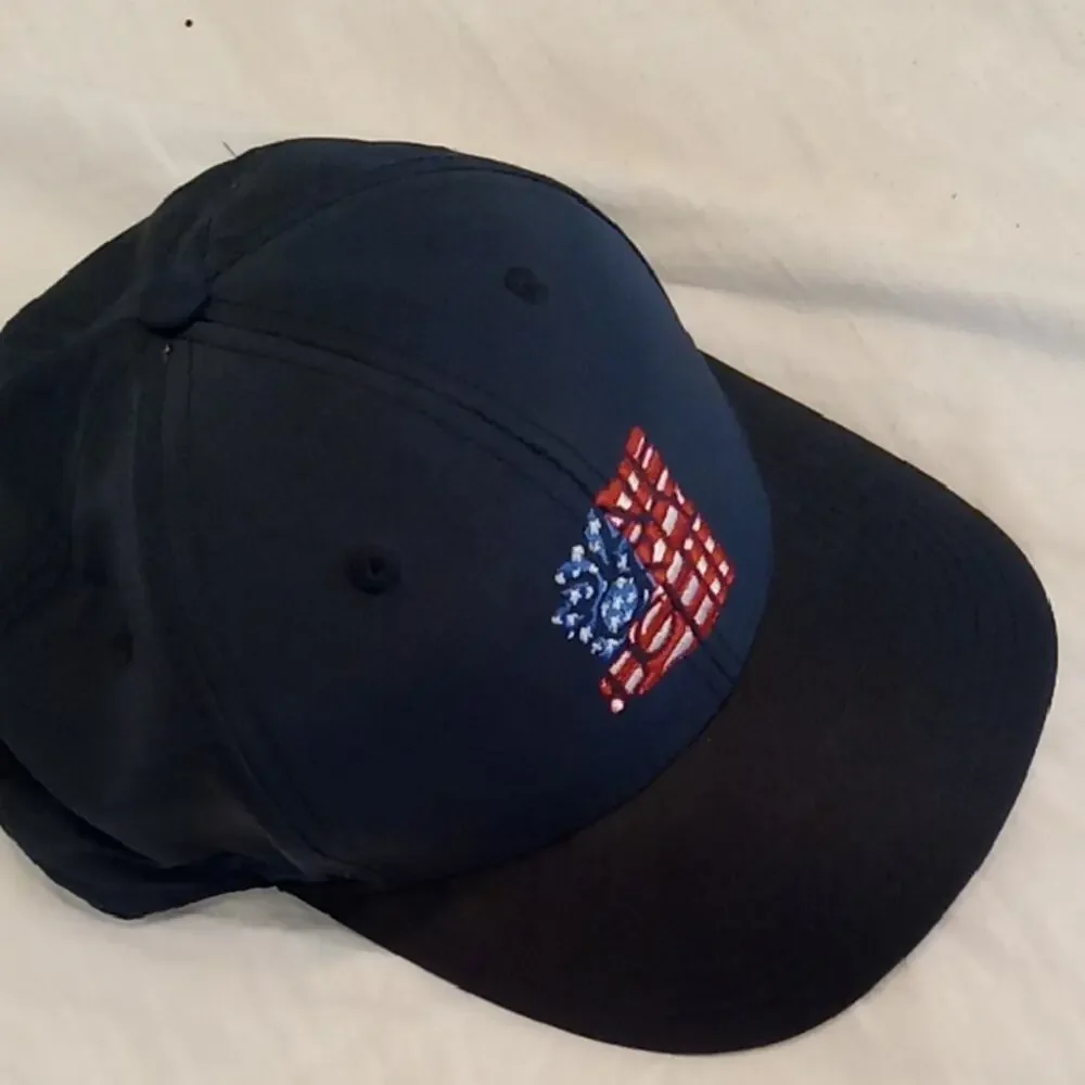 Pukka Navy Blue Cap with American Flag Design